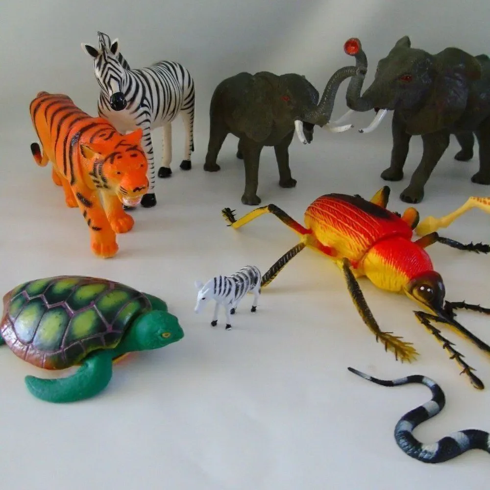 Plastic Farm Sea Life Safari Animals Various Sizes